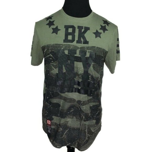 Bushwick Other - Bushwick Brooklyn New York T-Shirt Olive Green NYC Urban Hip Hop NY Mens Medium